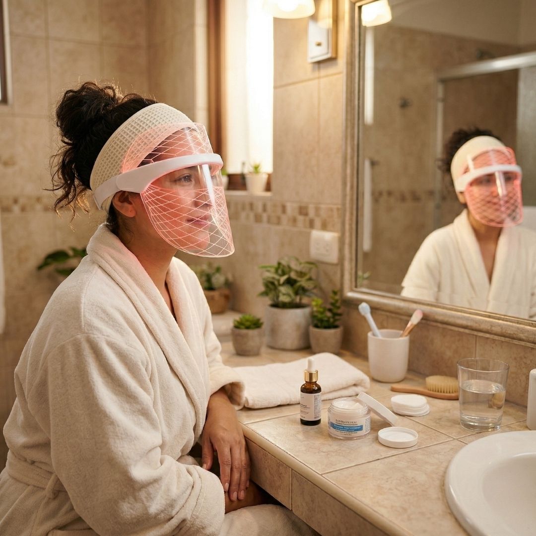 Màscara Facial Terapia de Luz LED 7 colores Glow Activ