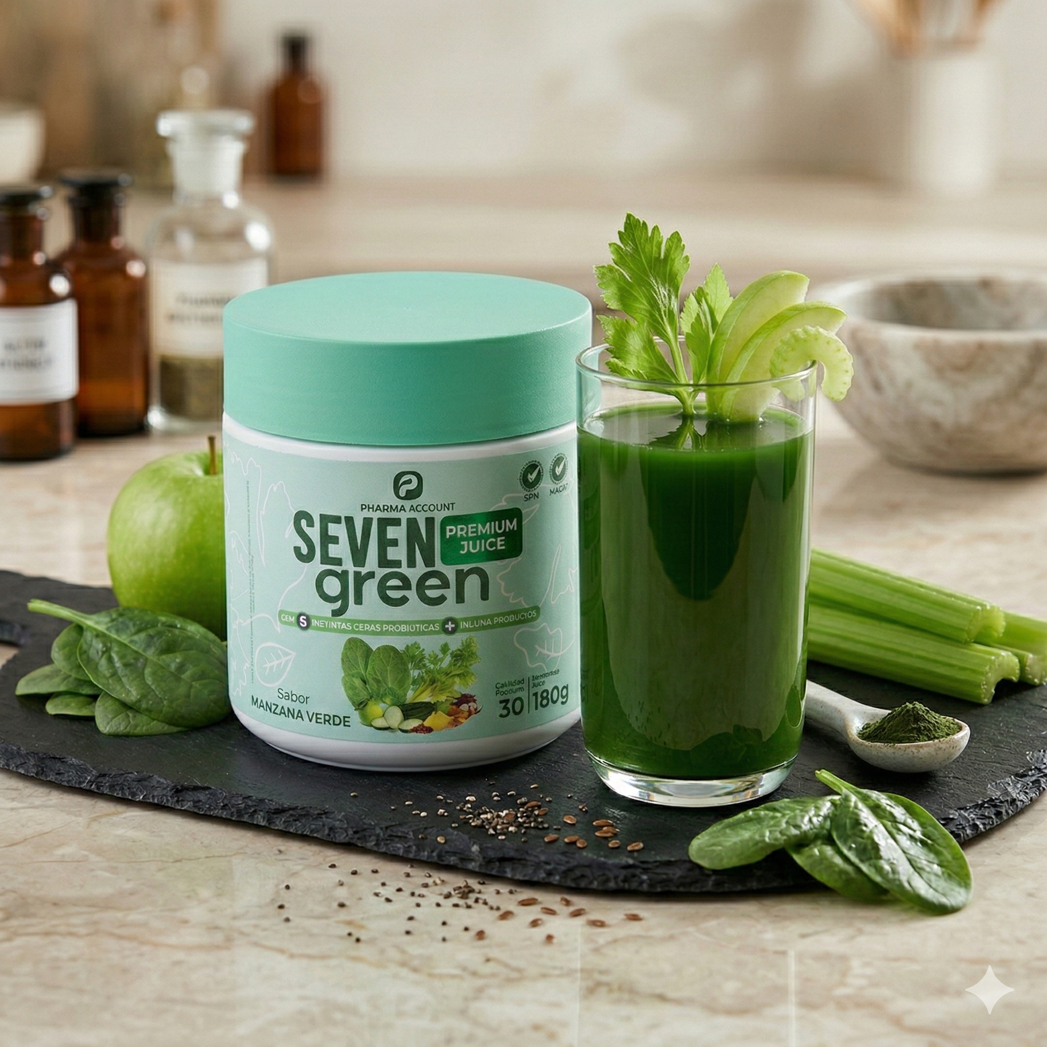 Seven Green Premium Juice