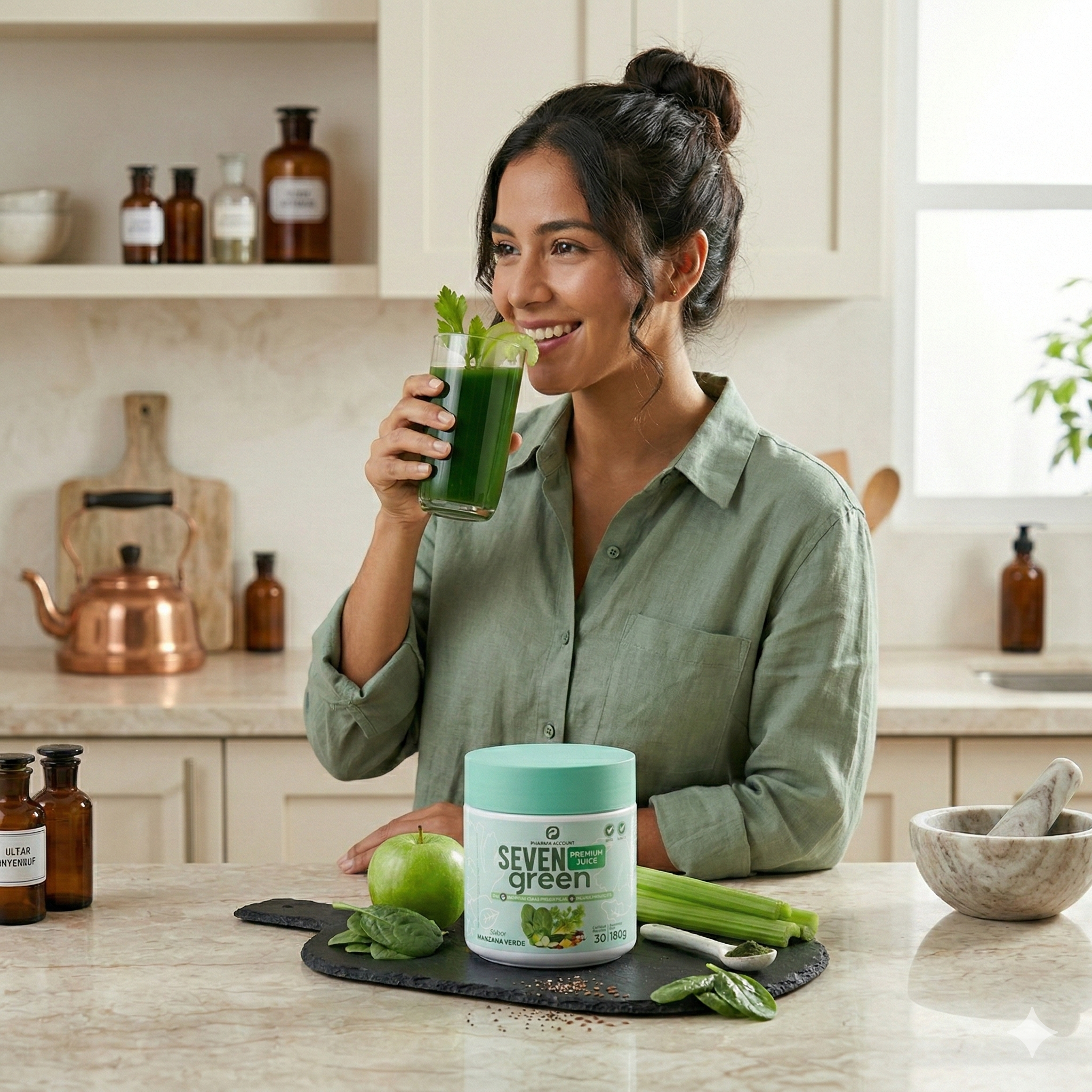 Seven Green Premium Juice